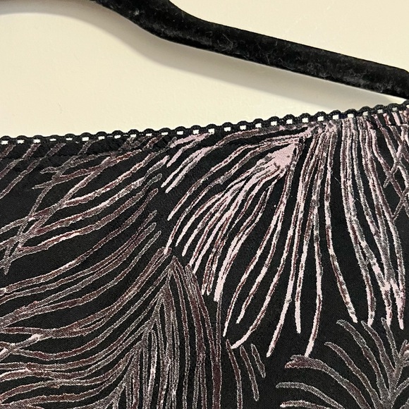 Tropical Print tiered, layered skirt with sequin detail through the bottom, midi - Picture 5 of 8